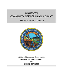 Minnesota Community Services Block Grant