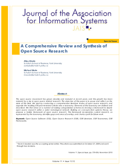 A Comprehensive Review and Synthesis of Open Source Research