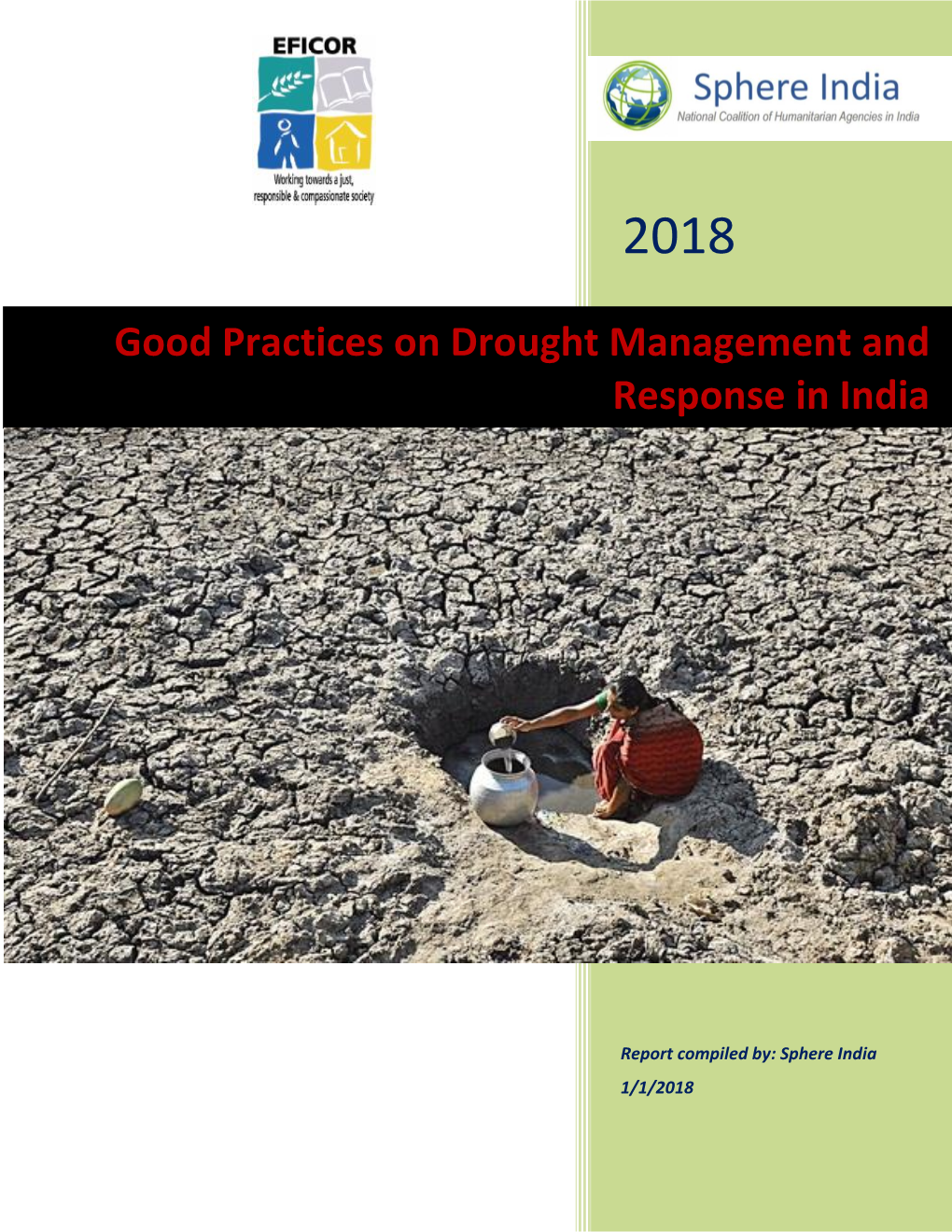 Good Practices on Drought Management and Response in India