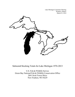 Lake Michigan Stocking Report 2013