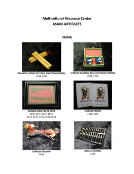Asian Artifacts