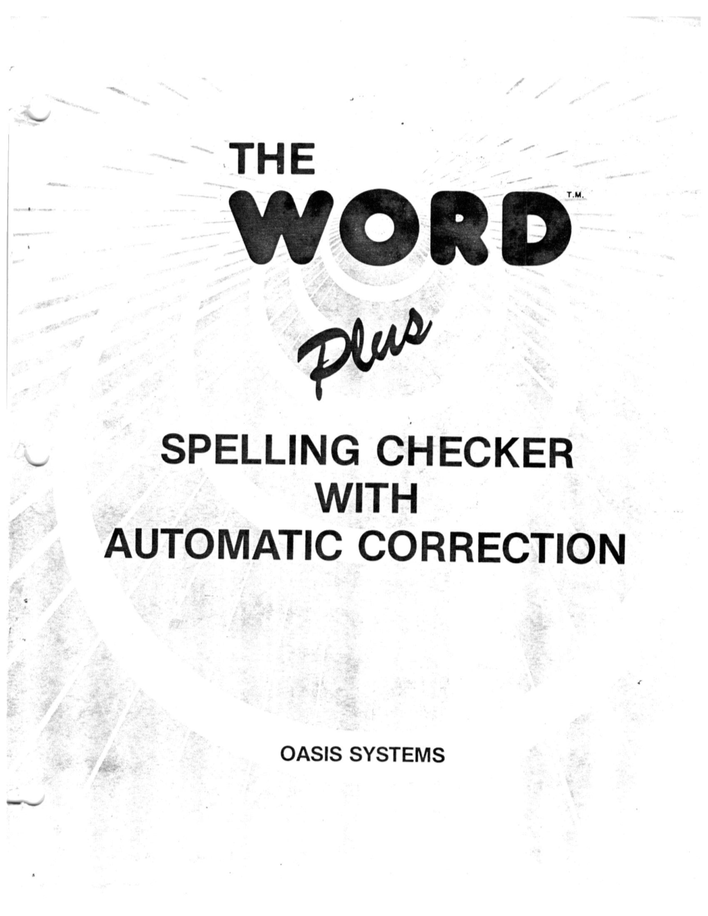 The Tm Spelling Checker with Automatic Correction