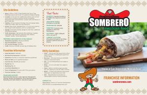 Sombrero's Franchise Brochure R5