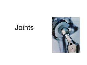Joints Classification of Joints