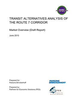 Transit Alternatives Analysis of the Route 7 Corridor