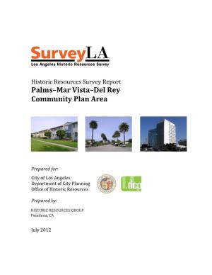 Palms–Mar Vista–Del Rey Community Plan Area