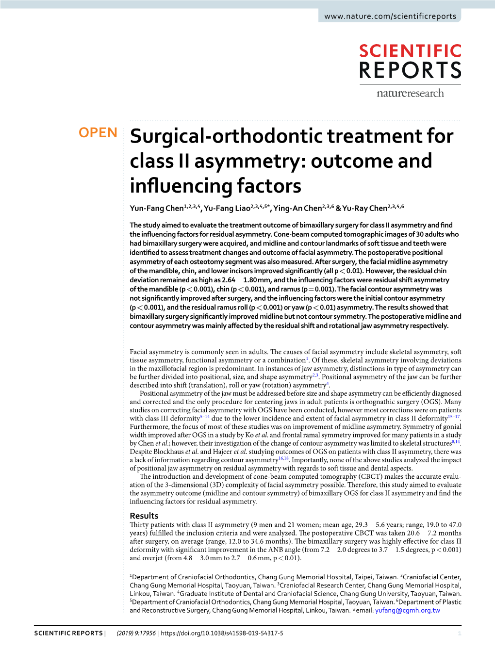 Surgical-Orthodontic Treatment for Class II Asymmetry