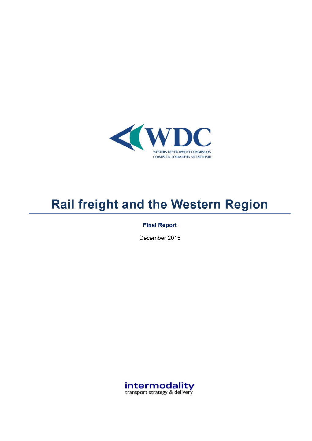 Rail Freight and the Western Region