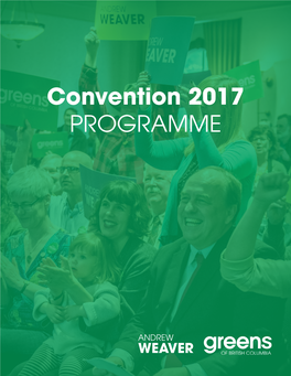 Convention 2017 PROGRAMME
