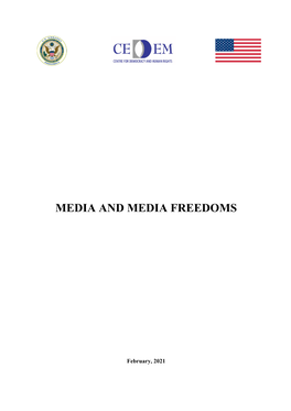 Media and Media Freedoms