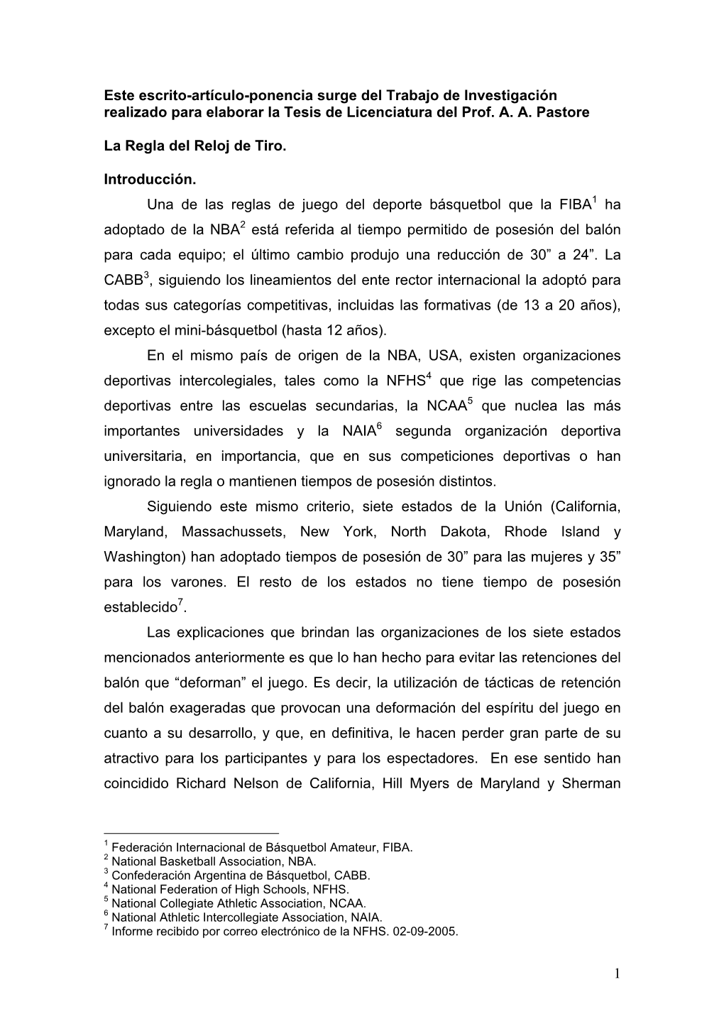 1 Este Escrito-Artículo-Ponencia Surge Del Trabajo De Investigación