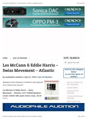 Les Mccann & Eddie Harris – Swiss Movement – Atlantic