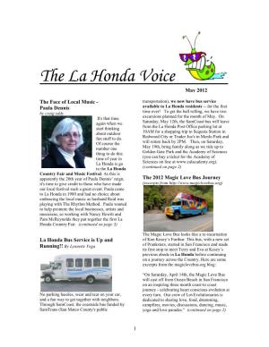 The La Honda Voice May 2012