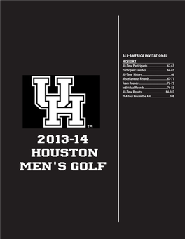2013-14 Houston Men's Golf