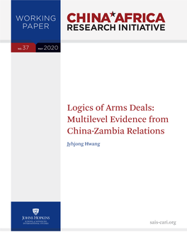 Logics of Arms Deals: Multilevel Evidence from China-Zambia Relations