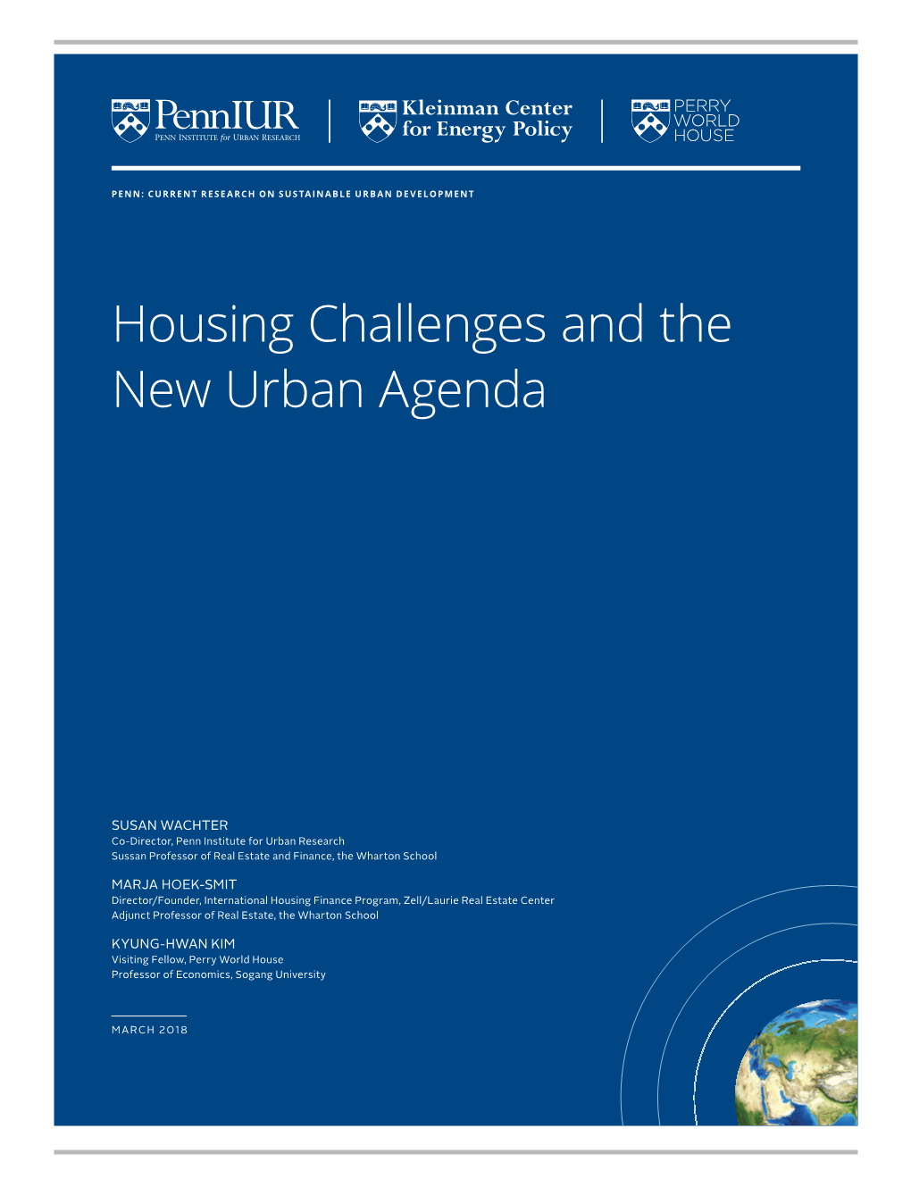 Housing Challenges and the New Urban Agenda