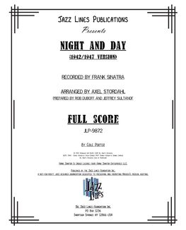 Night and Day Full Score