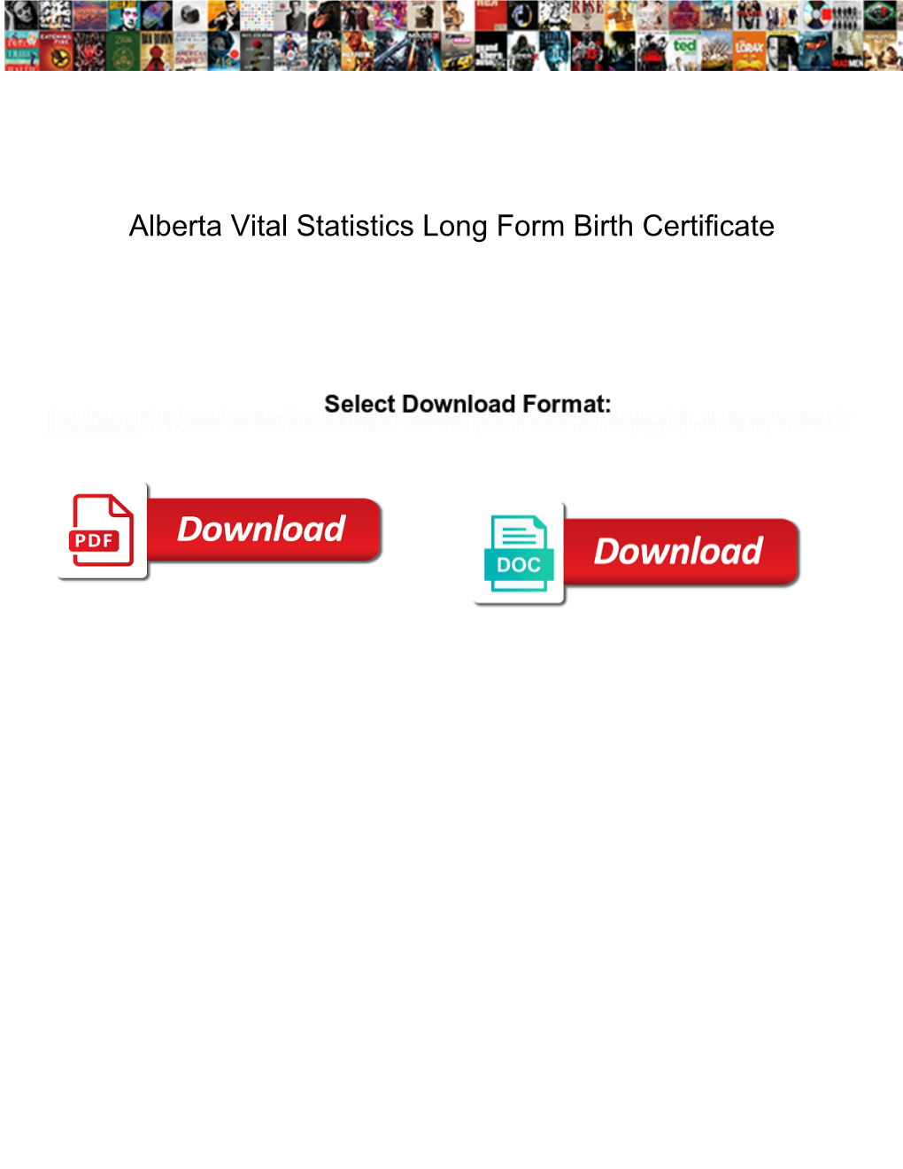 Alberta Vital Statistics Long Form Birth Certificate DocsLib