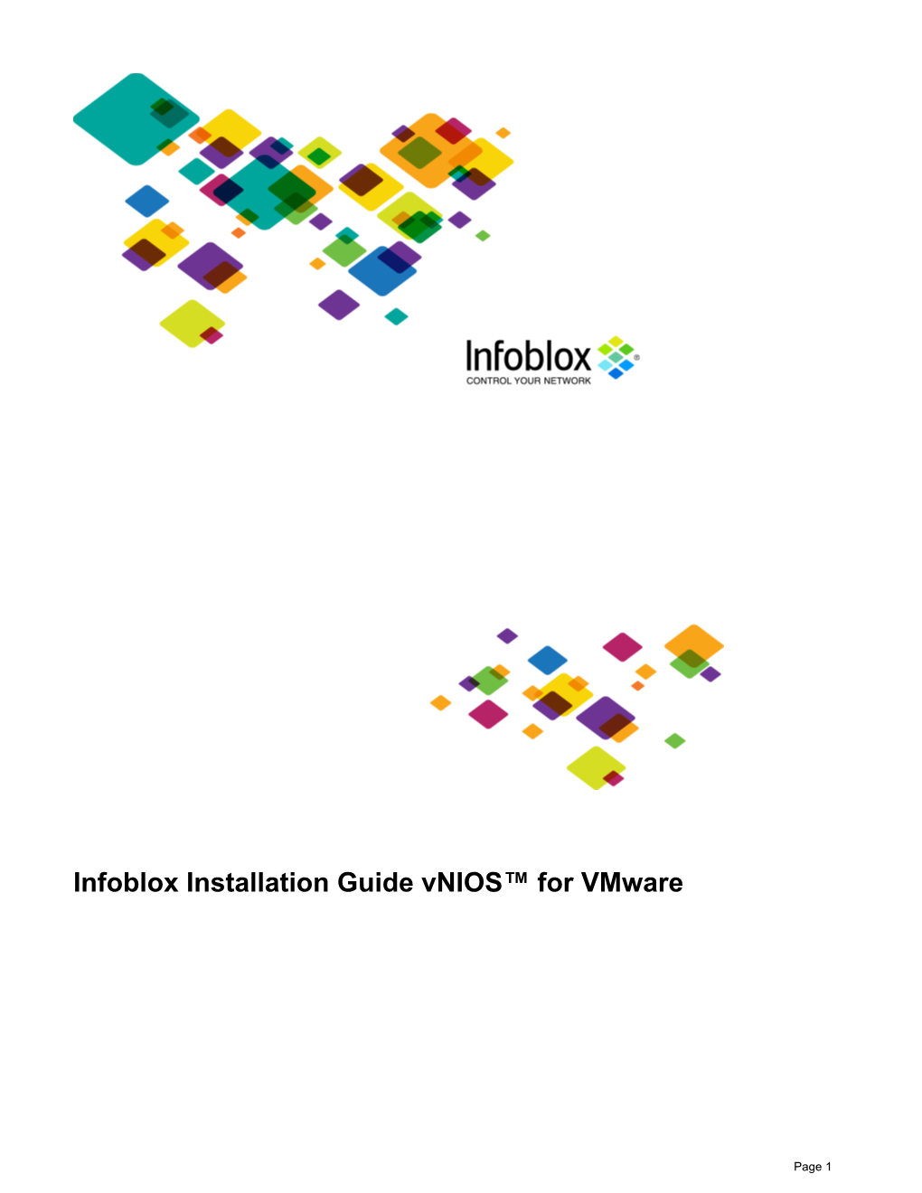 Infoblox Installation Guide Vnios™ for Vmware