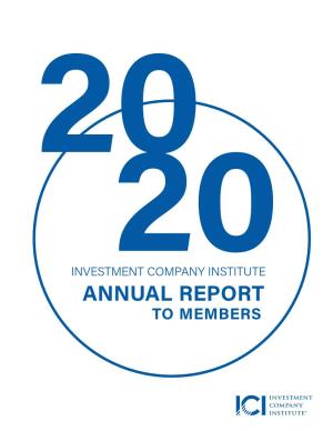 2020 Annual Report to Members (Pdf)
