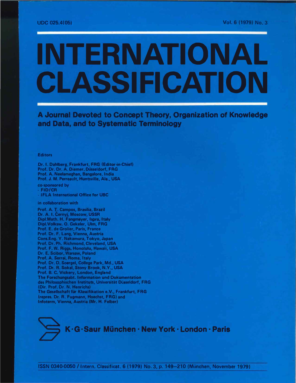 International Classification