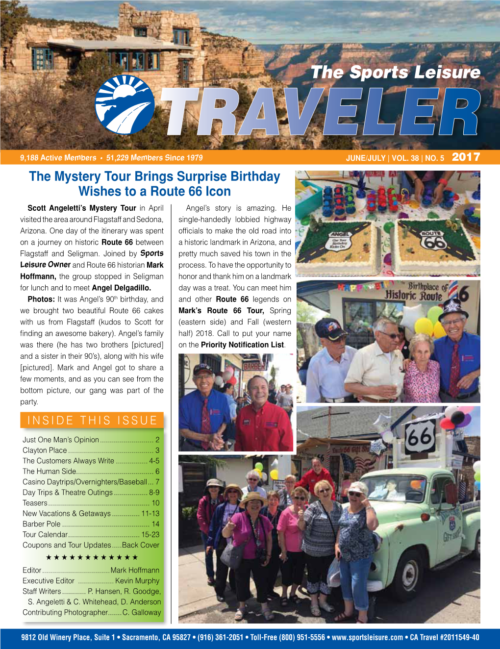 The Mystery Tour Brings Surprise Birthday Wishes to a Route 66 Icon Scott Angeletti’S Mystery Tour in April Angel’S Story Is Amazing