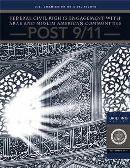 Federal Civil Rights Engagement with Arab & Muslim-Americans Post 9/11