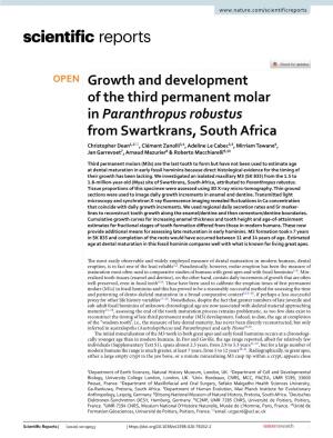 Growth and Development of the Third Permanent Molar In