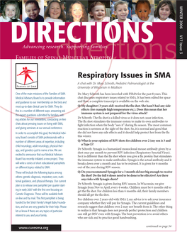 Respiratory Issues in SMA a Chat with Dr