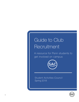 Guide to Club Recruitment