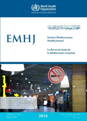 Eastern Mediterranean Health Journal La Revue De Santé De La Méditerranée Orientale