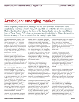 Azerbaijan: Emerging Market
