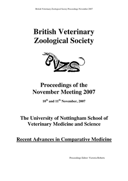 British Veterinary Zoological Society