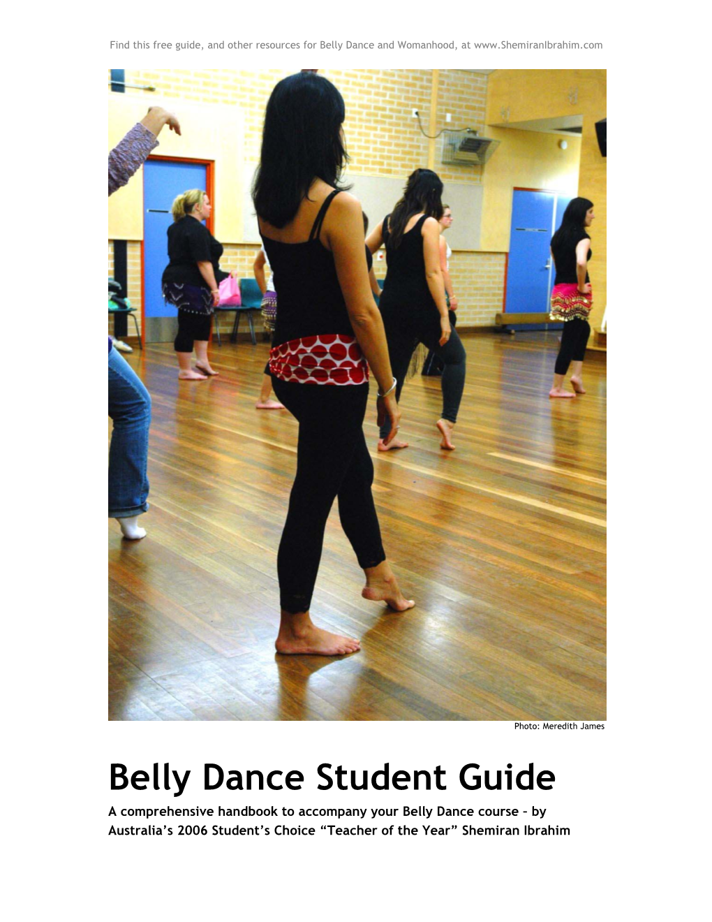 Belly Dance Student Guide