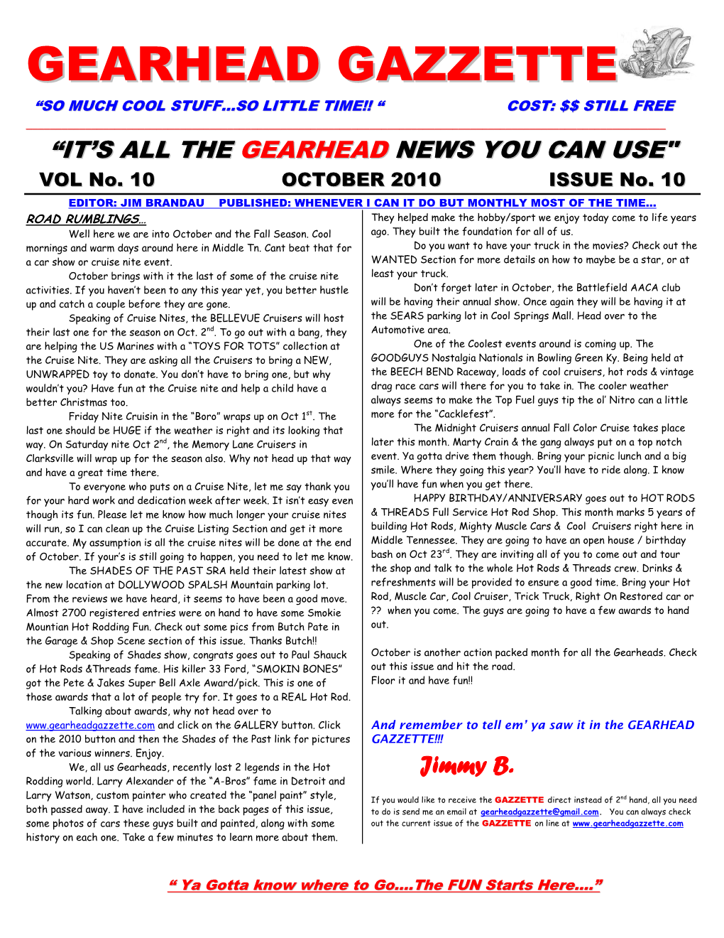 Gearhead Gazette