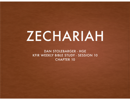 Zechariah 10