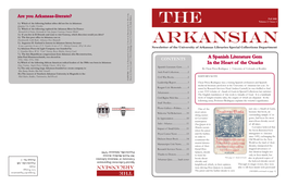 A Spanish Literature Gem in the Heart of the Ozarks Are You Arkansas