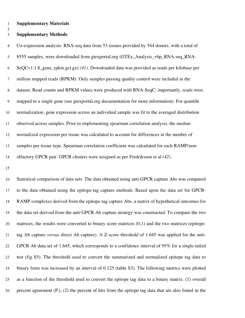 RNA-Seq Data from 53 Tissues Provided by 544 Donors, with a Total Of