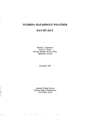 Florida Hazardous Weather Day-By-Day