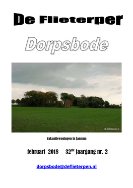 Februari 2018 32Ste Jaargang Nr. 2