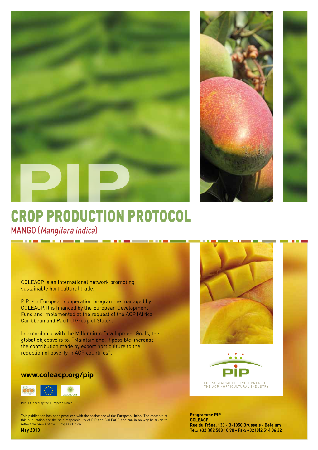 CROP PRODUCTION PROTOCOL MANGO (Mangifera Indica)