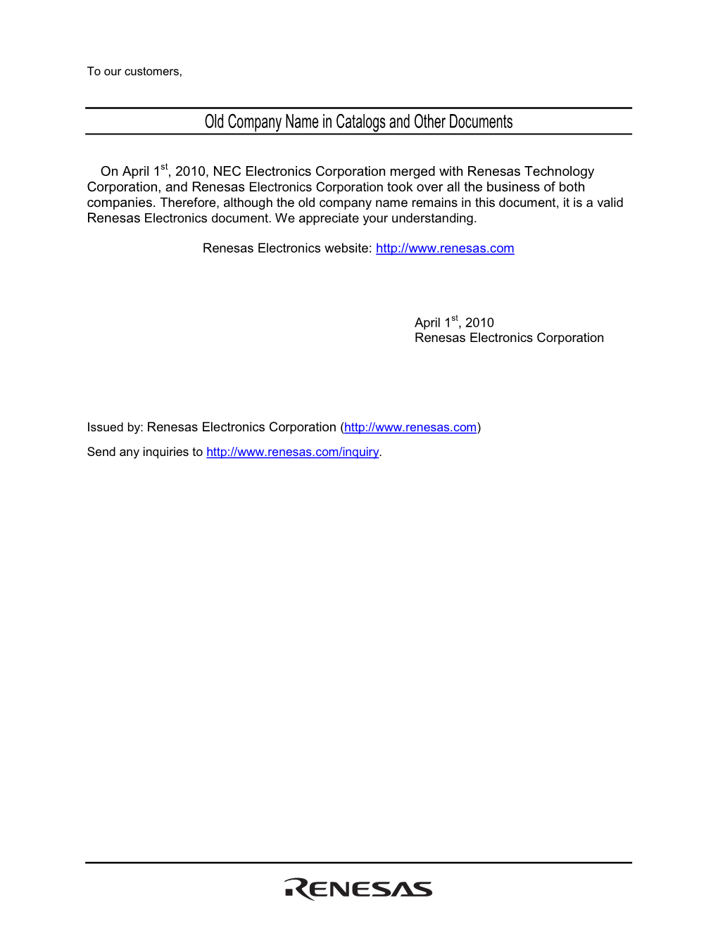 SH-4 Software Manual Renesas 32-Bit RISC Microcomputer Superhtm RISC Engine Family