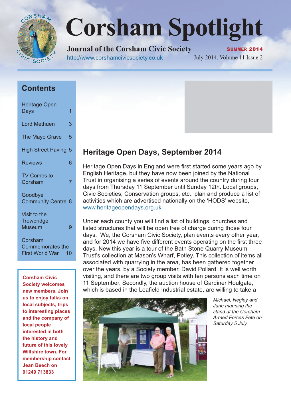 SUMMER 2014 July 2014, Volume 11 Issue 2