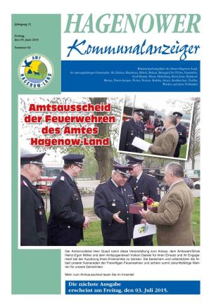 Amtsausscheid Der Feuerwehren Des Amtes Hagenow-Land