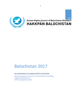 Balochistan 2017