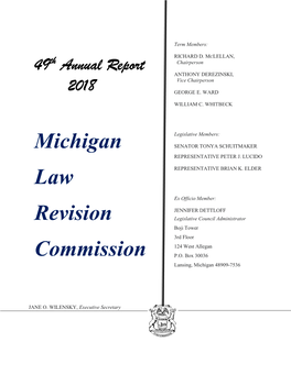 Michigan Law Revision Commission