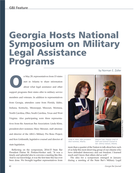Stand-Up! Symposium on Military Legal Assistance Programs