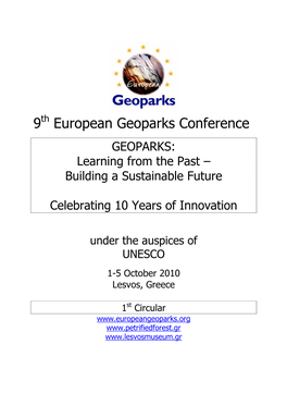 9 European Geoparks Conference