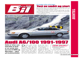 Audi A6/100 1991-1997 På Bruktmarkedet