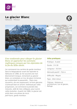 Le Glacier Blanc Vallouise - Pelvoux